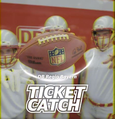 DB Regio Bayern NFL Ticket Catch