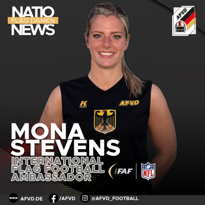 Mona Stevens. Quarterback Deutsche Flag Nationalmannschaft