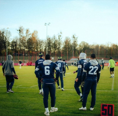 Erstes Seattle Seahawks Training auf deutschem Boden