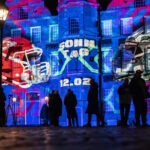 NFL Super Bowl Lichtshow in Düsseldorf
