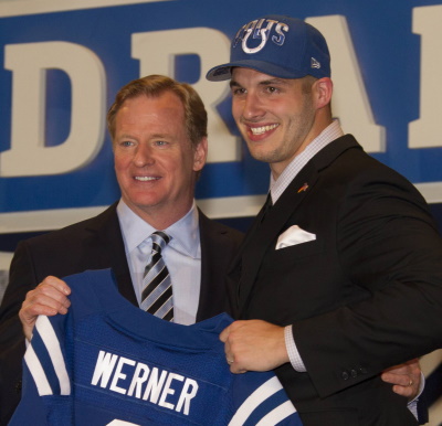 Roger Goodell und Björn Werner, NFL Draft 2013