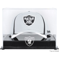 Acryl-Vitrine mit Logo der Las Vegas Raiders