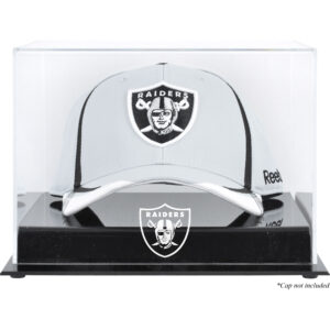 Acryl-Vitrine mit Logo der Las Vegas Raiders