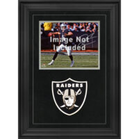 Las Vegas Raiders Deluxe-Fotorahmen im Querformat, 20,3 x 25,4 cm, mit Team-Logo