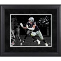 Maxx Crosby Las Vegas Raiders Faksimile Signatur gerahmt 11 x 14 Zoll Spotlight-Foto