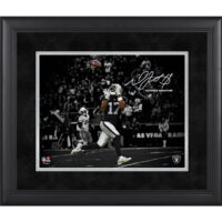 Davante Adams Las Vegas Raiders Faksimile Signatur gerahmt 11″ x 14″ Spotlight Foto