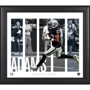 Davante Adams Las Vegas Raiders Gerahmte 15″ x 17″ Spielerpanel-Collage