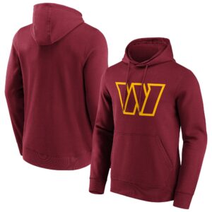 Kapuzenpullover mit primärem Logo der Washington Commanders – Herren