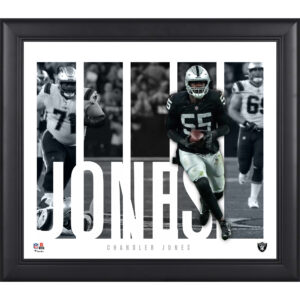 Chandler Jones Las Vegas Raiders Gerahmte 15″ x 17″ Spielerpanel-Collage