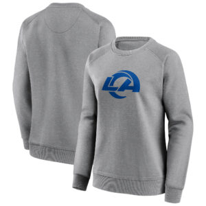 Los Angeles Rams Rundhals-Sweatshirt mit Mono-Logo und Grafik – Damen