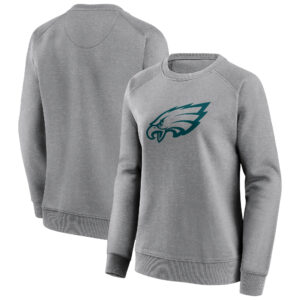 Philadelphia Eagles Rundhals-Sweatshirt mit Mono-Logo und Grafik – Damen