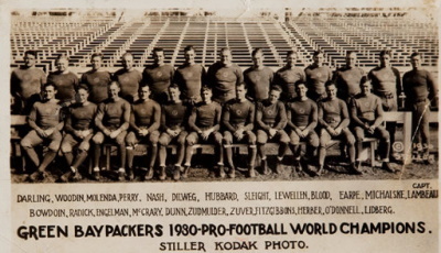 Green Bay Packers NFL Champion 1930