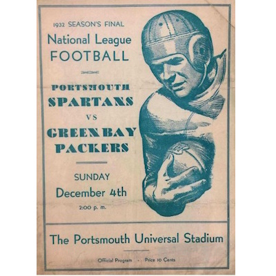 Portsmouth Spartans vs. Green Bay Packers 1932
