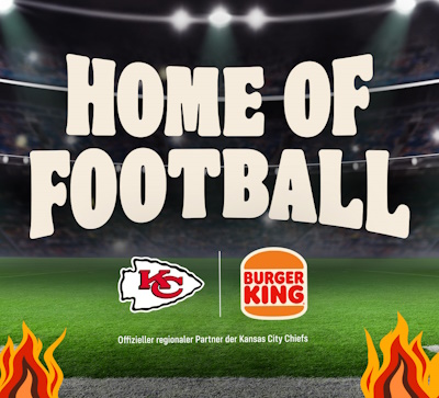 Home of Football mit Burger King und den Kansas City Chiefs