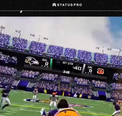 NFL Pro Era II, First Person Vitual Reality Spiel