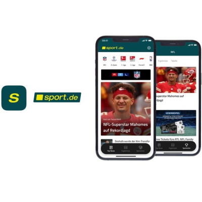 Sport.de App für NFL bei RTL