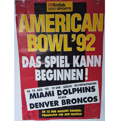 Miami Dolphins vs. Denver Broncos 1992 in Berlin