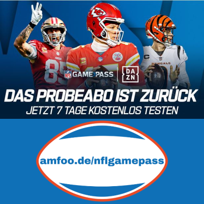 7 Tage kostenlos NFL Game Pass / DAZN testen
