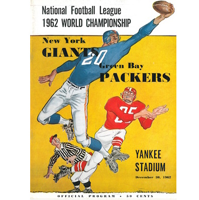 NFL Championship 1962 Programmheft