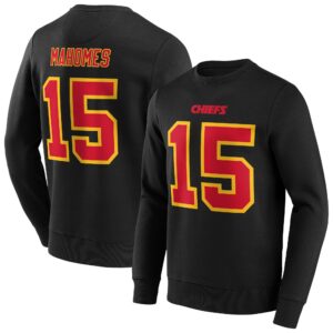 Kansas City Chiefs Crew Sweatshirt mit Alternate Name & Number – Patrick Mahomes – Herren – Big & Tall