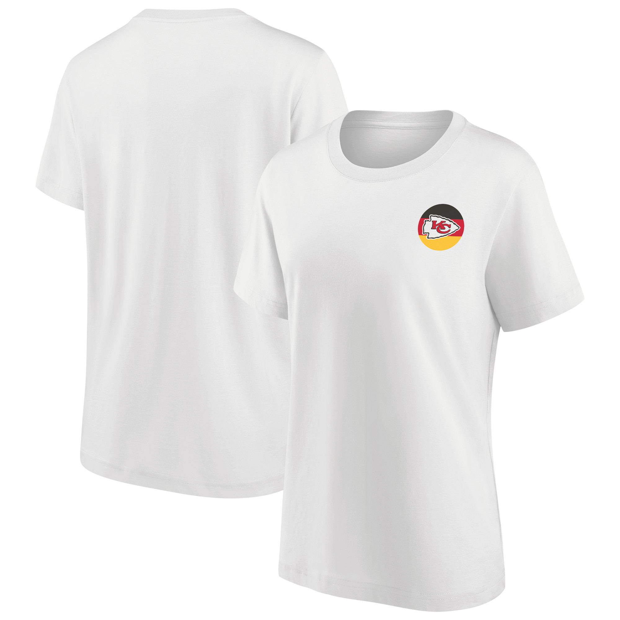 Kansas City Chiefs Chiefs Kingdom Flag Deutschland Graphic T Shirt – Damen