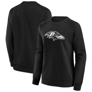 Baltimore Ravens Rundhals-Sweatshirt mit Mono-Logo und Grafik – Damen