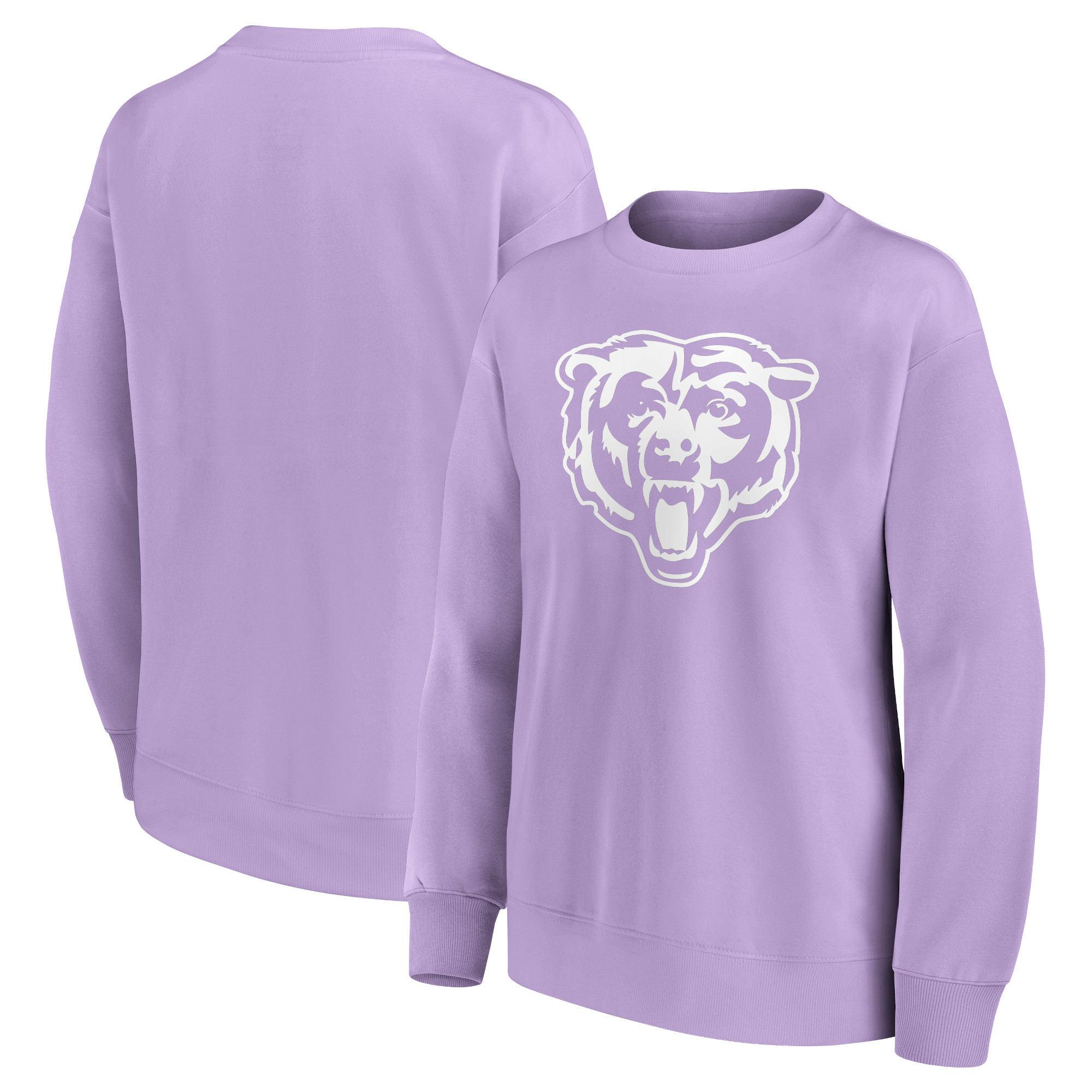 Chicago Bears Oversize-Sweatshirt mit Rundhalsausschnitt und Mono-Logo-Grafik – Damen