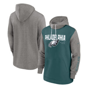 Nike Midnight Green Philadelphia Eagles Fashion Colour Block Pullover Hoodie für Herren
