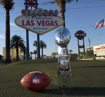 Super Bowl im Spielerparadies Las Vegas