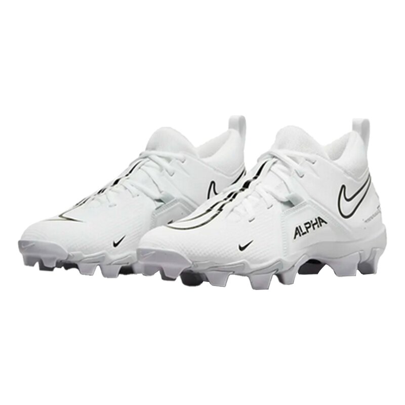 Nike Alpha Menace 3 Shark (CV0582) American Football All Terrain Schuhe – weiß 10 US