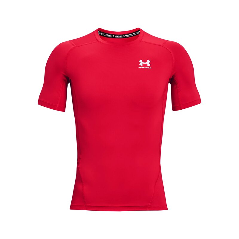 Under Armour HeatGear® Compression Short Sleeve rot S