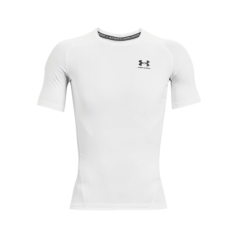 Under Armour HeatGear® Compression Short Sleeve weiß XXL