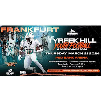 Tyreek Hill Speed Camp 21. 03. 2024 Frankfurt