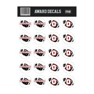 American Football Helmsticker, Football Helm Decal – offense