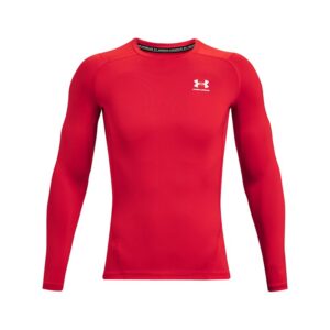 UA HeatGear® Armour Compression Long Sleeve rot XL