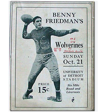 Benny Friedman, Detroit Wolverines