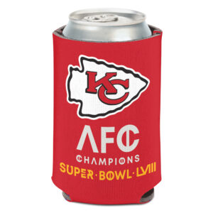 WinCraft Kansas City Chiefs 2023 AFC Champions 12oz. Dosenkühler