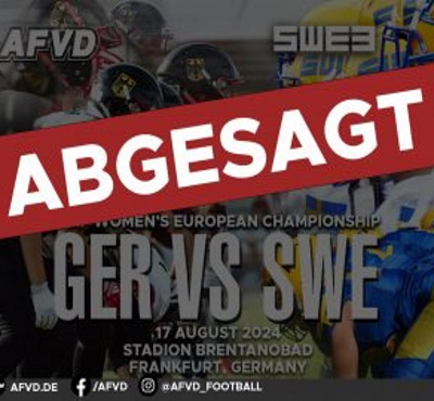 Deutschland - Schweden Frauen Länderspiel abgesagt