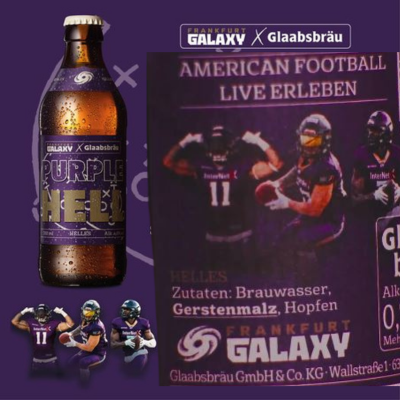 Glaabsbräu und Galaxy präsentieren Purple Hell