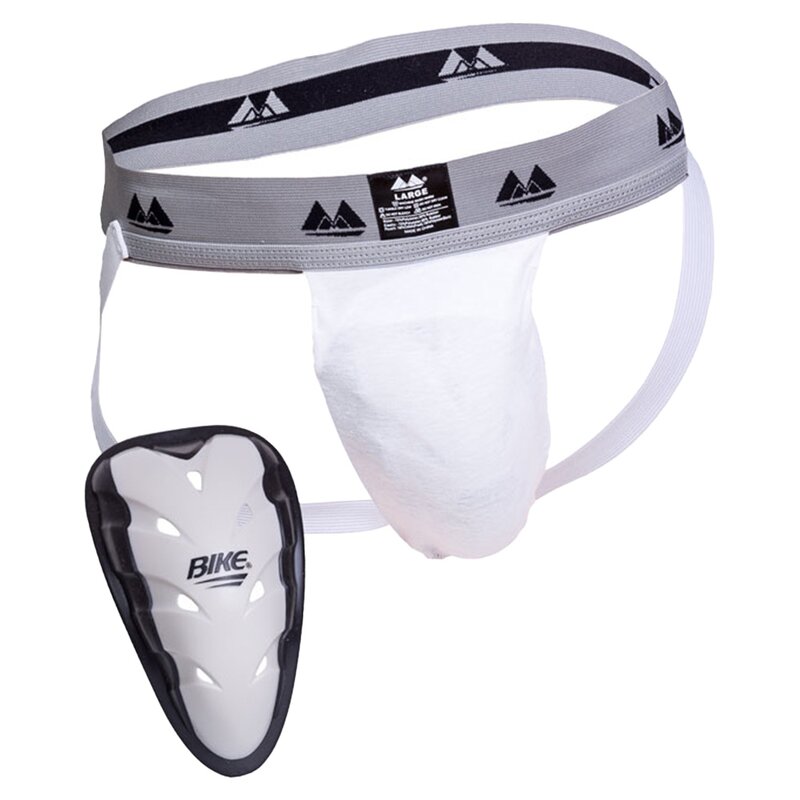 MM Tiefschutzhose mit Bike Cup – weiß Gr. M