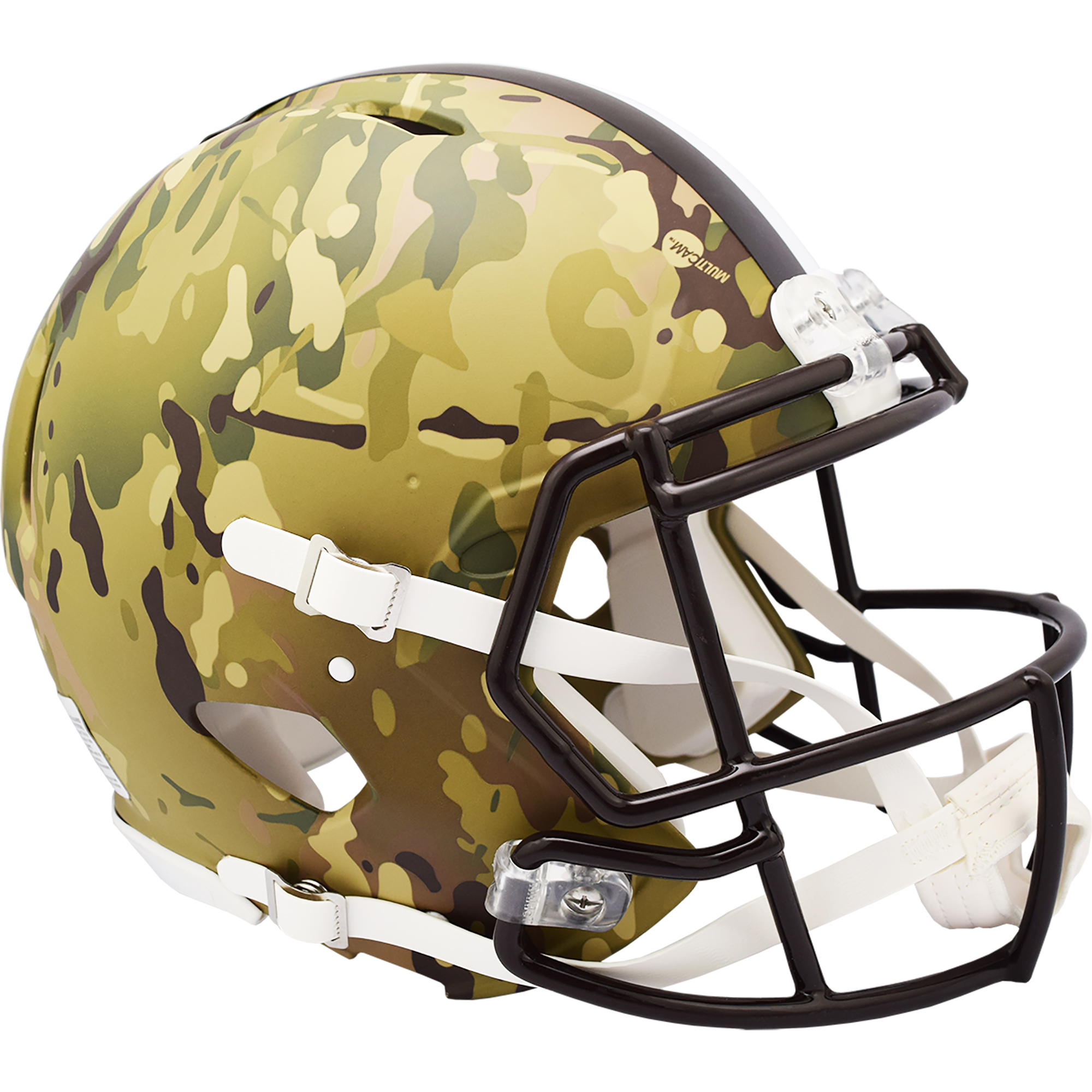 Cleveland Browns Riddell Camo Alternate Revolution Speed ​​Authentic Footballhelm