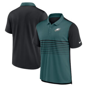 Nike Philadelphia Eagles Fashion Performance-Poloshirt für Herren in Schwarz/Blaugrün