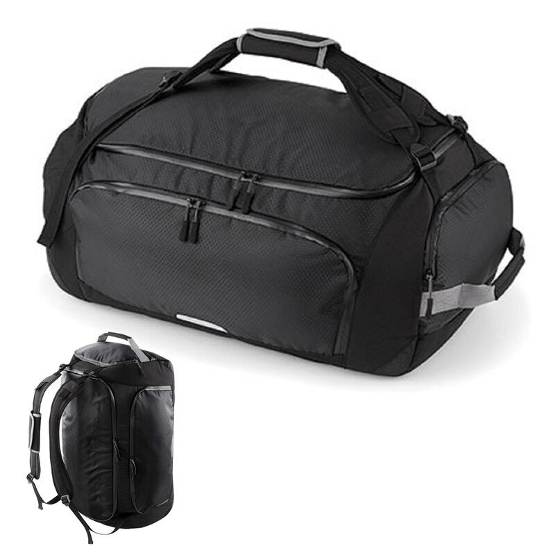 Sporttasche mit Rucksackfunktion – schwarz