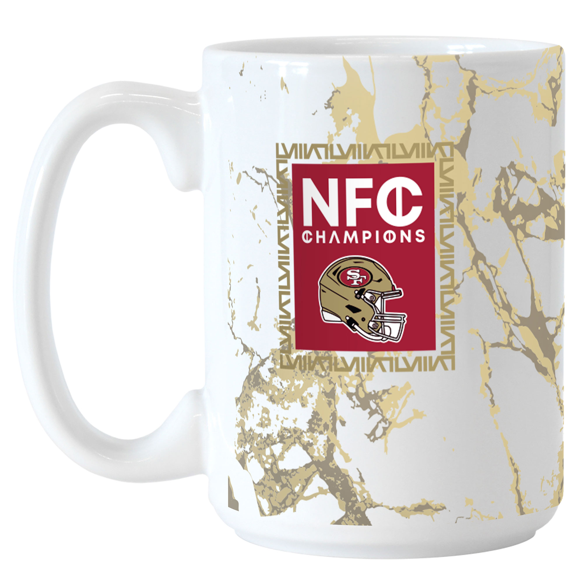San Francisco 49ers 2023 NFC Champions 15oz Keramiktasse
