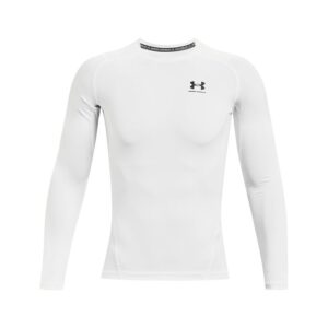 UA HeatGear® Armour Compression Long Sleeve weiß M