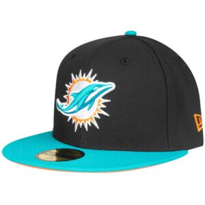 New Era 59Fifty Fitted Cap – NFL Miami Dolphins schwarz