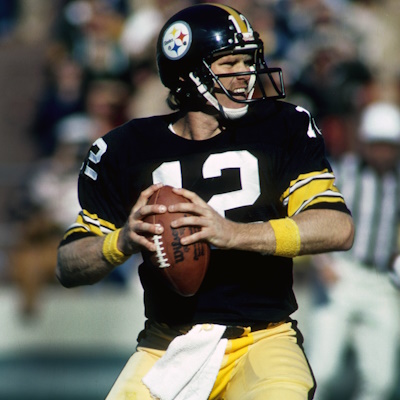 Terry Bradshaw (12) Pittsburgh Steelers.