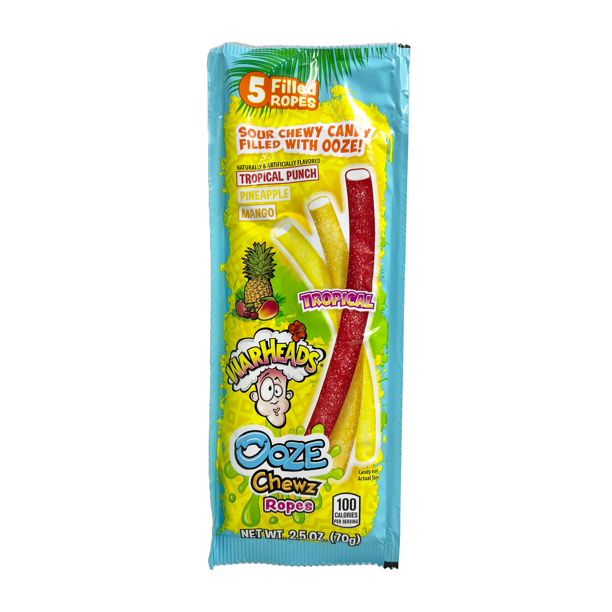 12er Pack Warheads Ooze Tropical Ropes 70g