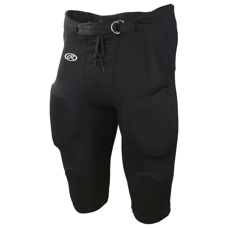 Rawlings FPPI Poly Integrated Pants, 7 Pad All in One Hose – schwarz Gr. L