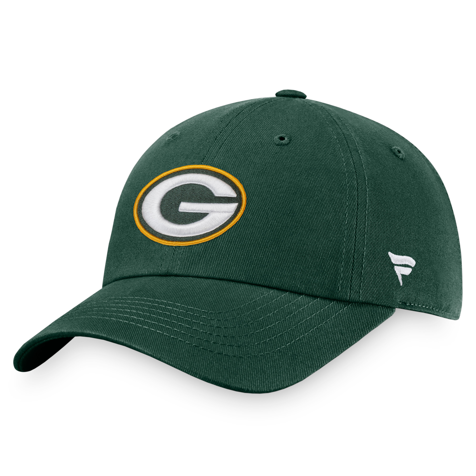 Verstellbare Green Bay Packers Fanatics-Kappe für Herren, Grün